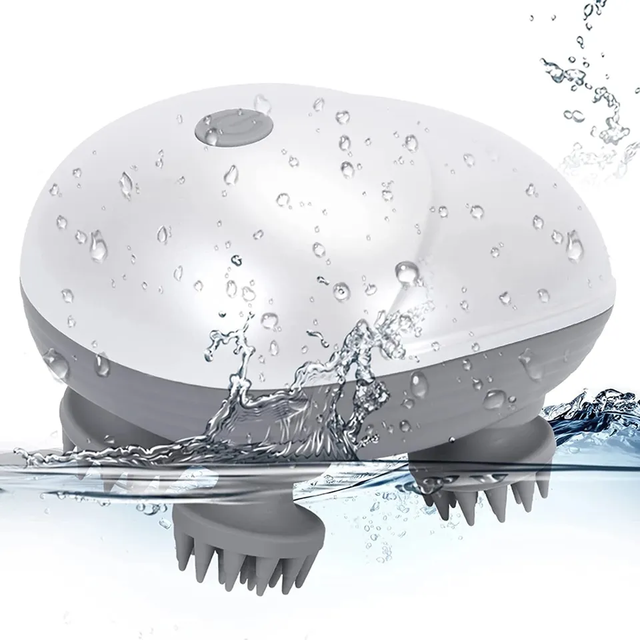 ZenFlow™ Intelligent Cat Head Massager - Waterproof Electric Scalp Kneading Tool