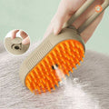 ZenMist™ 3-in-1 Steamy Cat Brush - Gentle Grooming & Massaging Tool