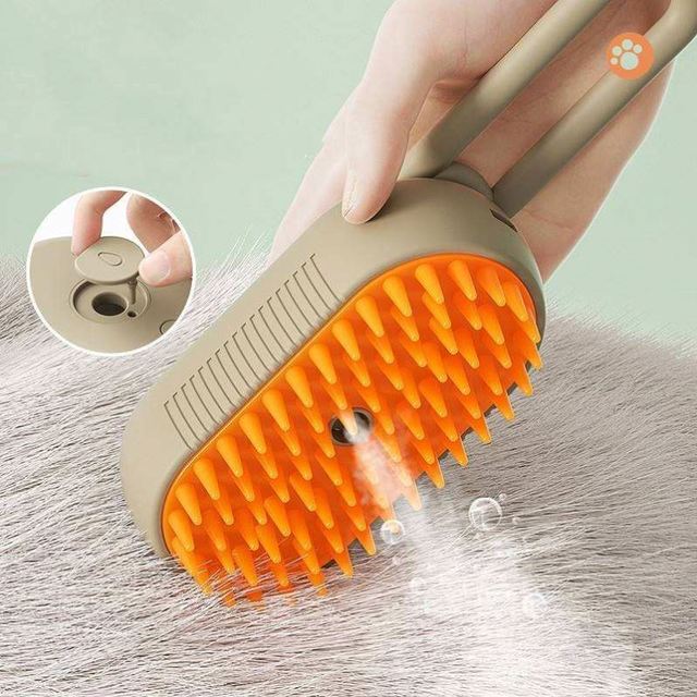 ZenMist™ 3-in-1 Steamy Cat Brush - Gentle Grooming & Massaging Tool